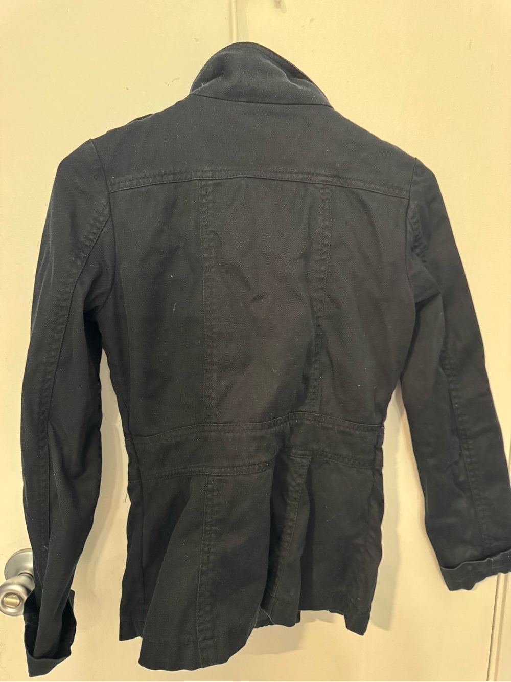 H&M Black Double-Breasted Trench Jacket - Picture 2 of 3
